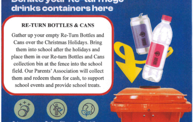 RE-TURN BOTTLES AND CANS