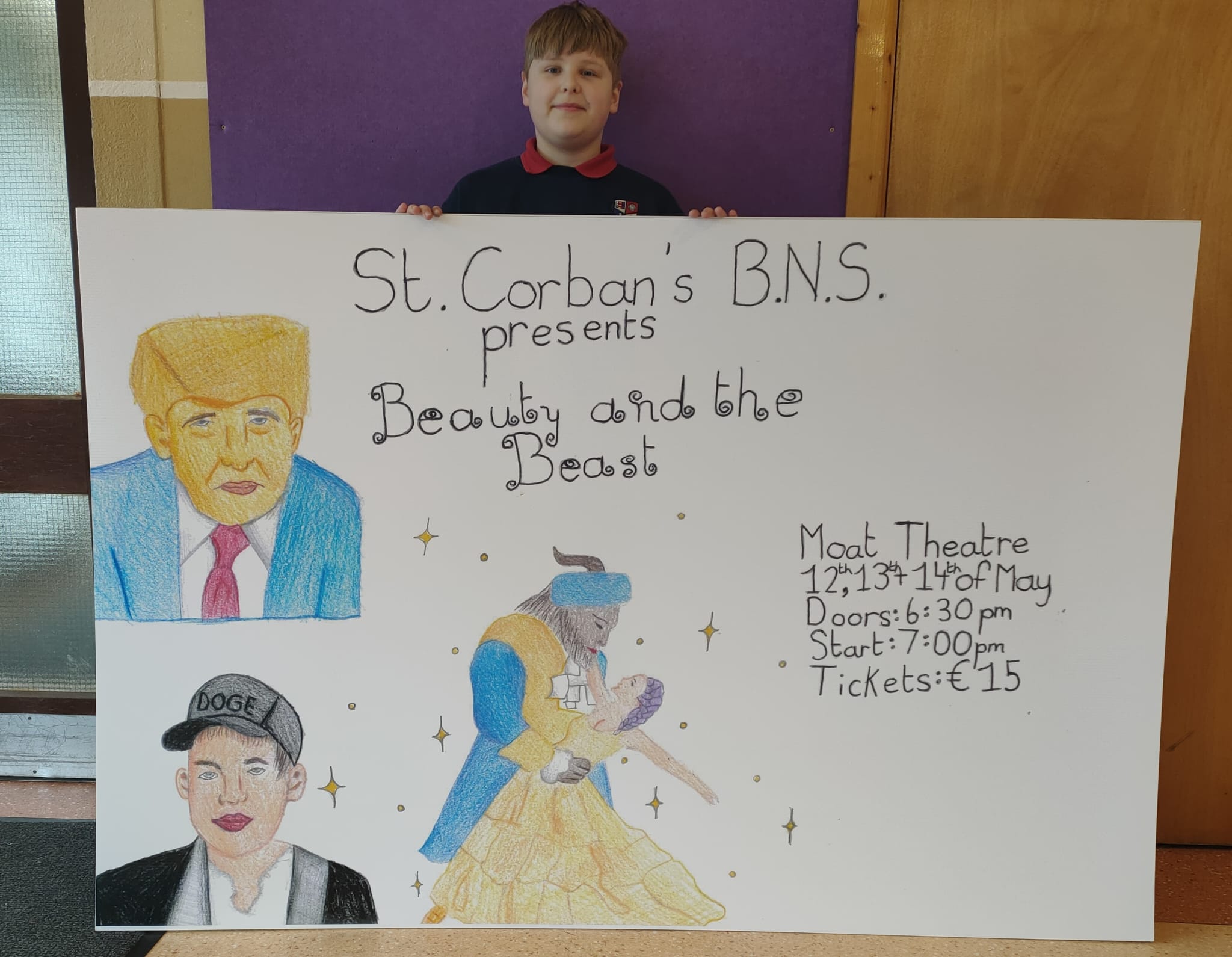 School show large poster art competition